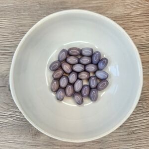 Cats Eye Bead Lot of 25 Cat's Eye Glass Fiber Optic Glass Bead